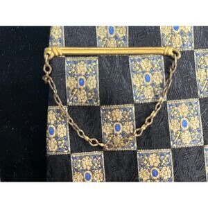 VTG Hickok USA Tie Clip Chain Gold Tone